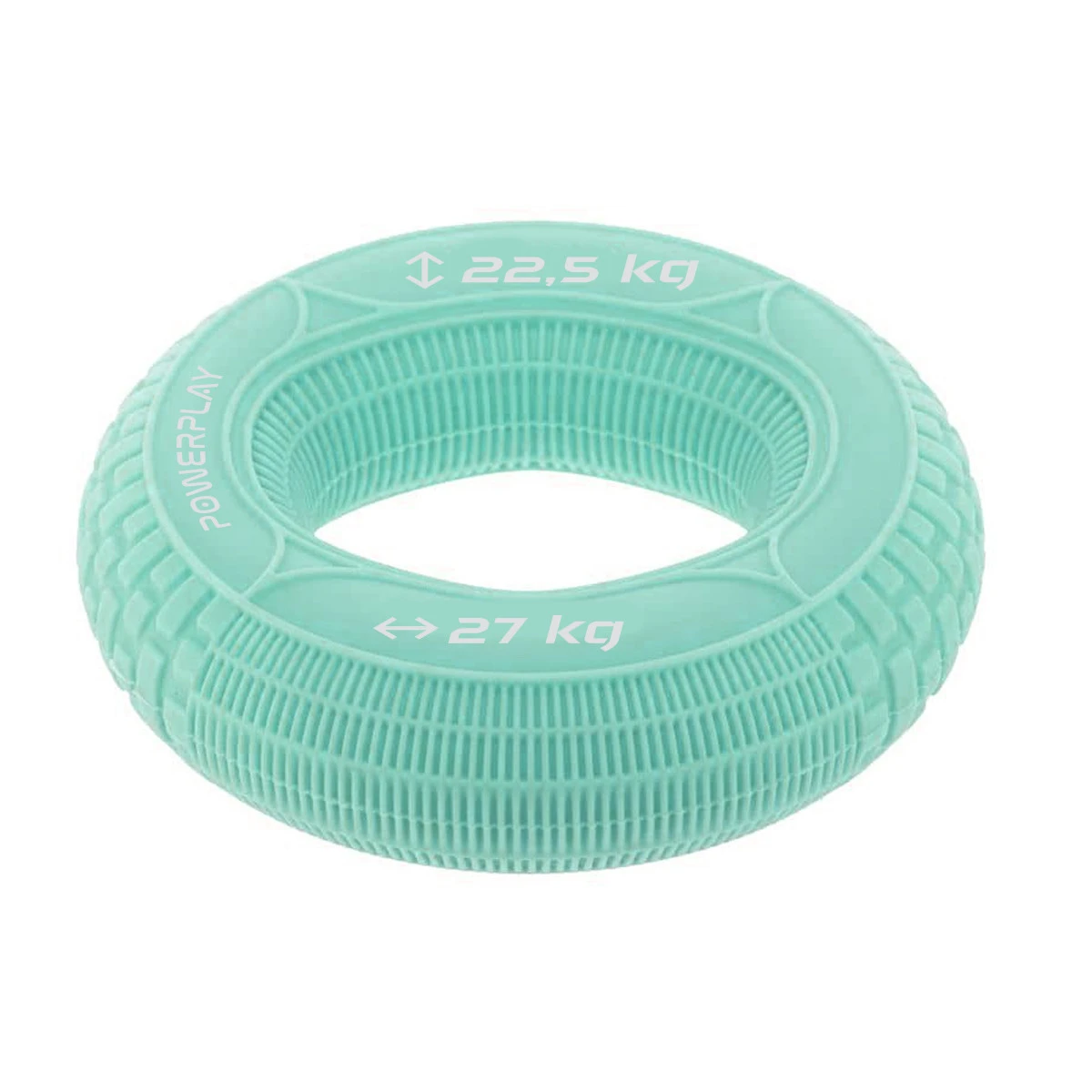 Еспандер кистьовий силіконовий PowerPlay PP-4330 Hand Grip Loops Medium 22.5-27 кг. М'ятний — фото 3