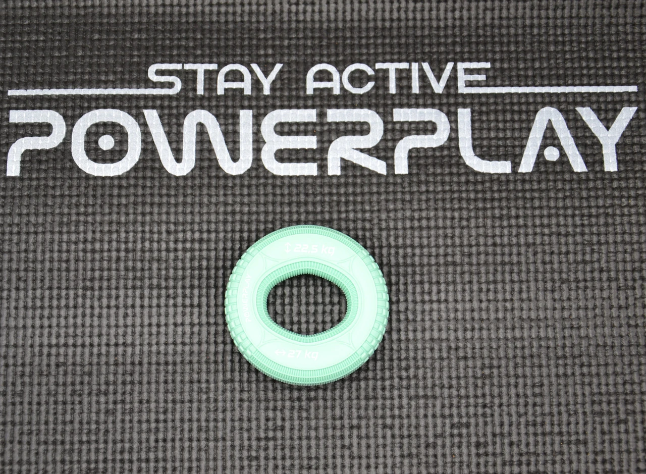 Еспандер кистьовий силіконовий PowerPlay PP-4330 Hand Grip Loops Medium 22.5-27 кг. М'ятний — фото 8