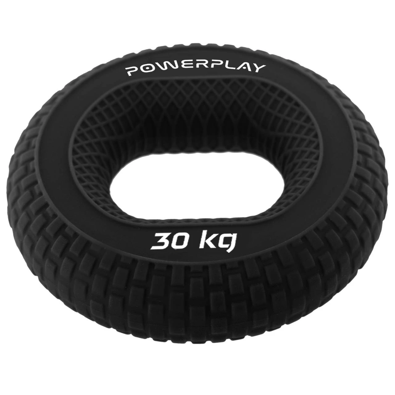 Еспандер кистьовий силіконовий PowerPlay PP-4333 Hand Grip Hard 30 кг. Чорний — фото 2