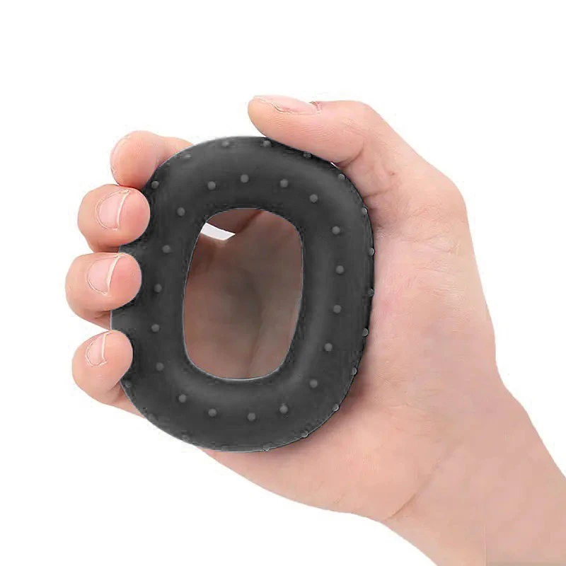Еспандер кистьовий силіконовий PowerPlay PP-4337 Hand Grip Hard 30 кг. Чорний — фото 2