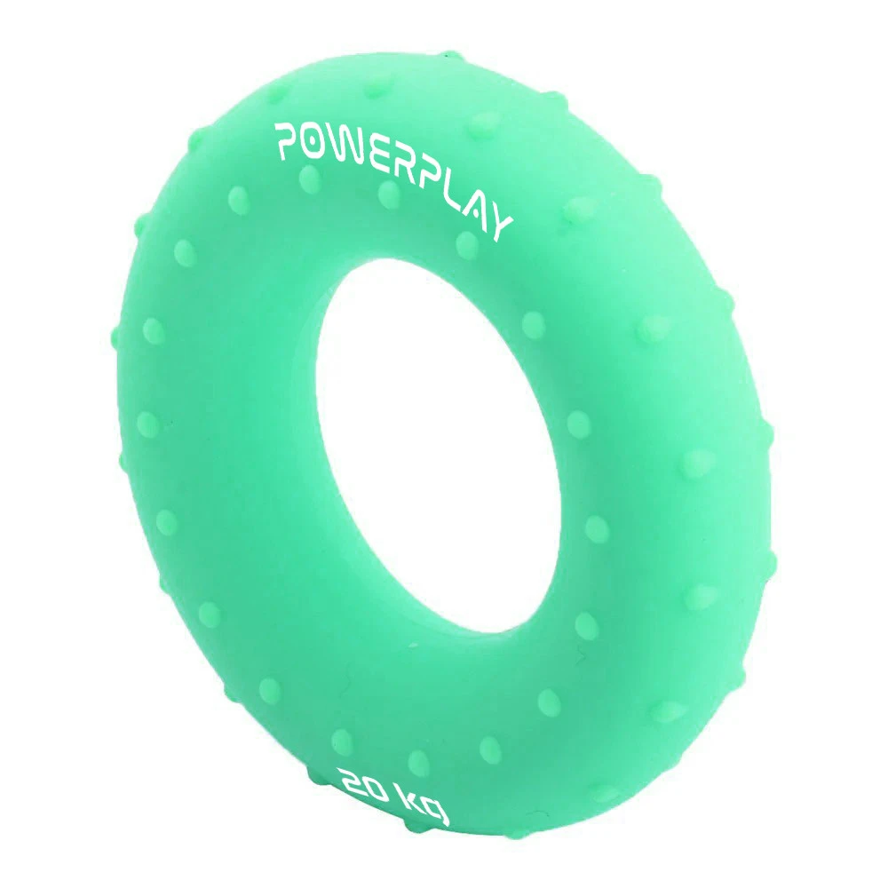 Еспандер кистьовий силіконовий PowerPlay PP-4338 Hand Grip Medium 20 кг. Зелений — фото 2
