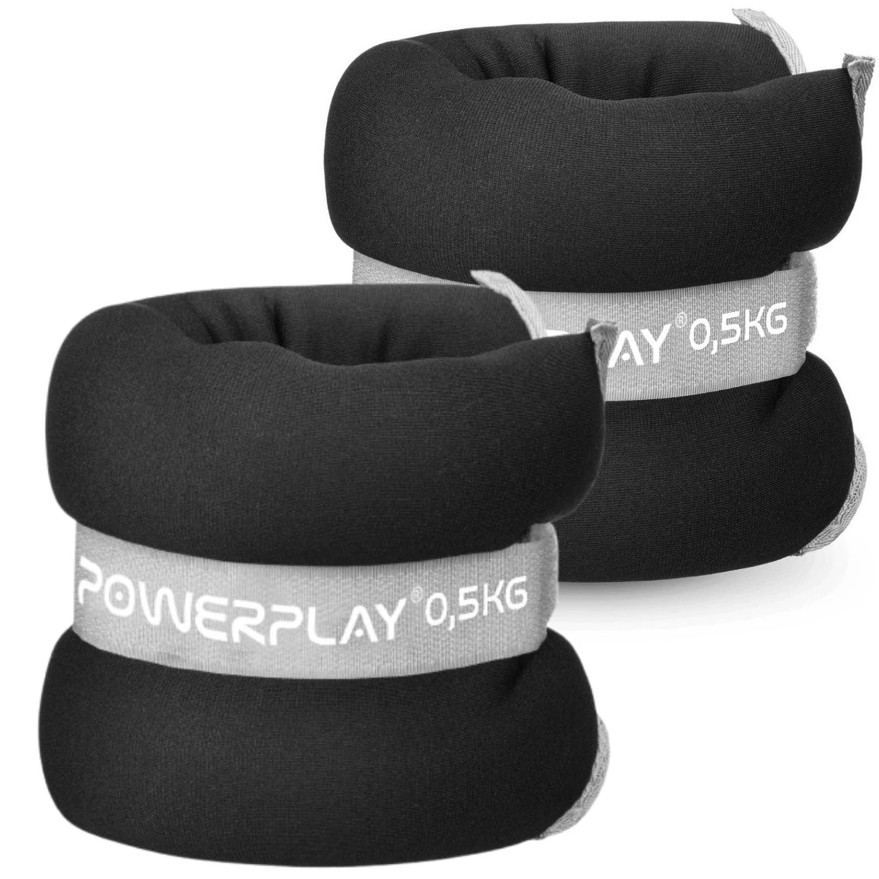Обважнювачі-манжети для ніг та рук PowerPlay PP-4349 Ankle/Wrist Weights (2шт.*0.5 kg) (пара) Чорні — фото 7