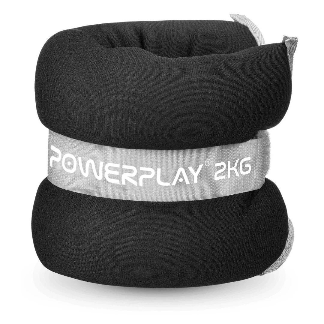 Обважнювачі-манжети для ніг та рук PowerPlay PP-4349 Ankle/Wrist Weights (2шт.*2 kg) (пара) Чорні — фото 6