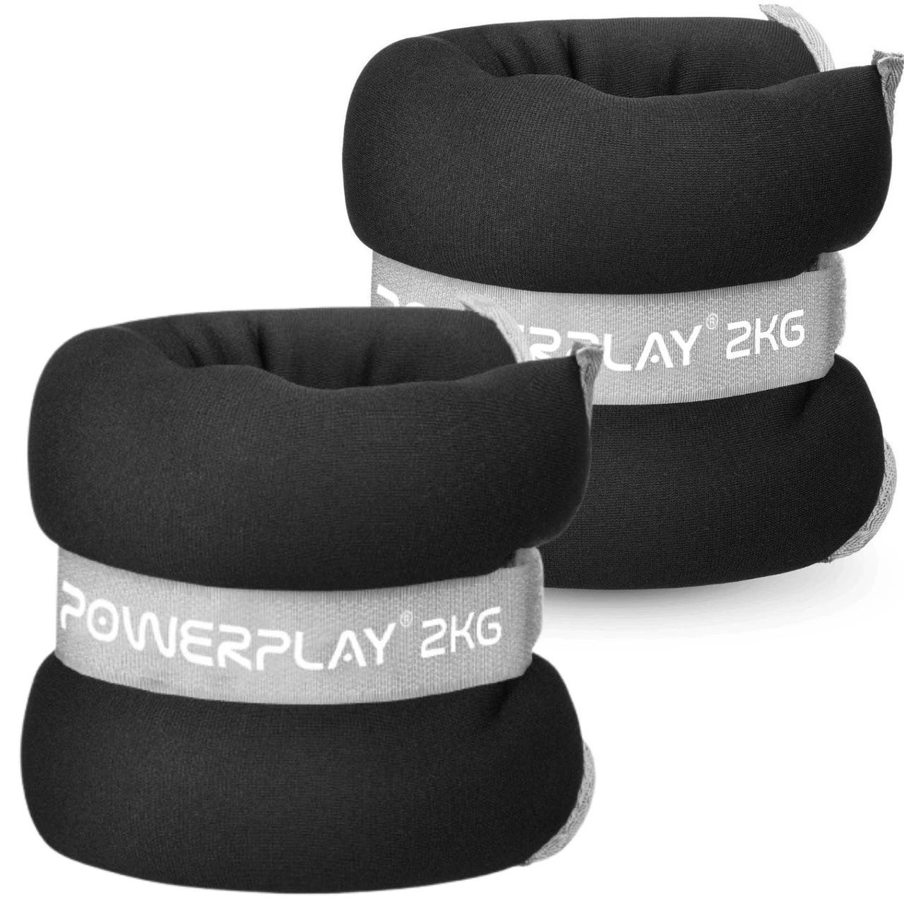 Обважнювачі-манжети для ніг та рук PowerPlay PP-4349 Ankle/Wrist Weights (2шт.*2 kg) (пара) Чорні — фото 7