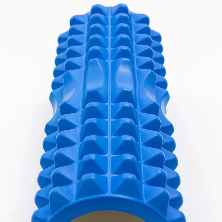 Масажний ролик (роллер) PowerPlay 4405 EVA Massage Roller Синій (33x12см.) — фото 8