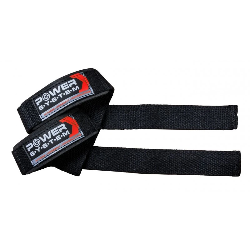 Лямки для тяги Power System PS-3400 Power Straps Black/Red — фото 6