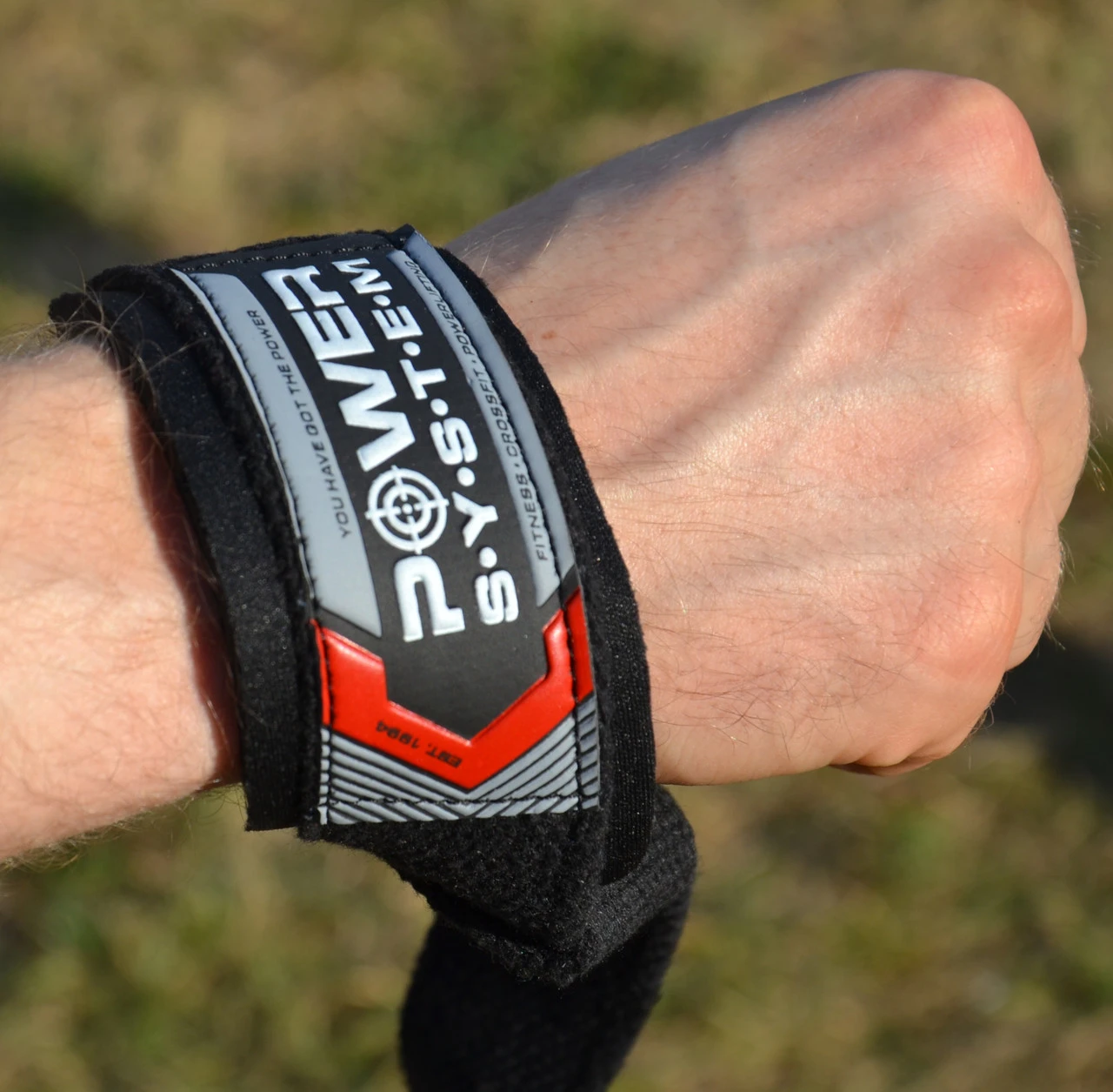 Лямки для тяги Power System PS-3400 Power Straps Black/Red — фото 7
