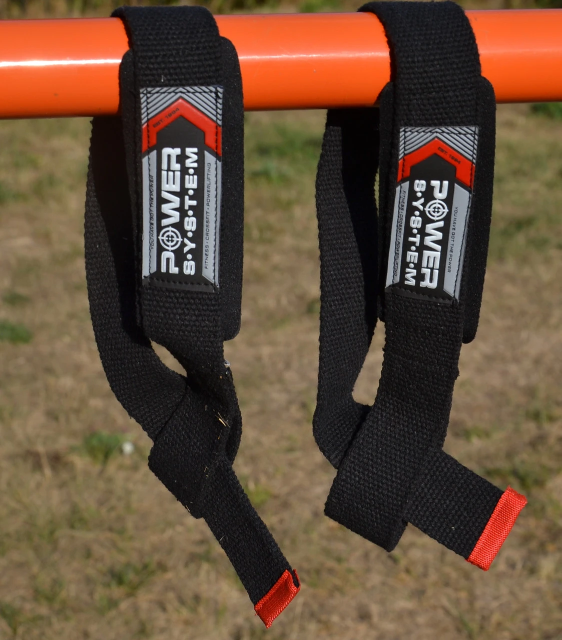 Лямки для тяги Power System PS-3400 Power Straps Black/Red — фото 9