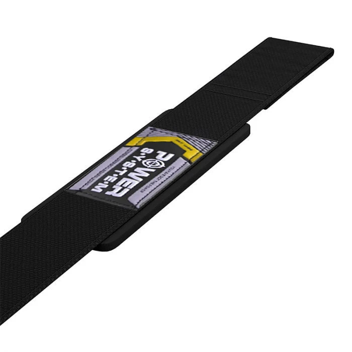 Лямки для тяги Power System PS-3400 Power Straps Black/Yellow — фото 4