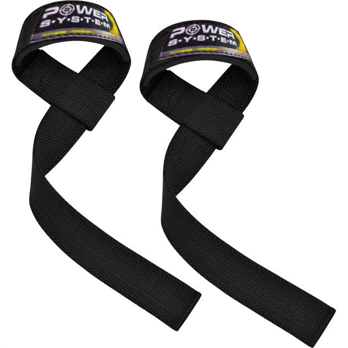 Лямки для тяги Power System PS-3400 Power Straps Black/Yellow — фото 5