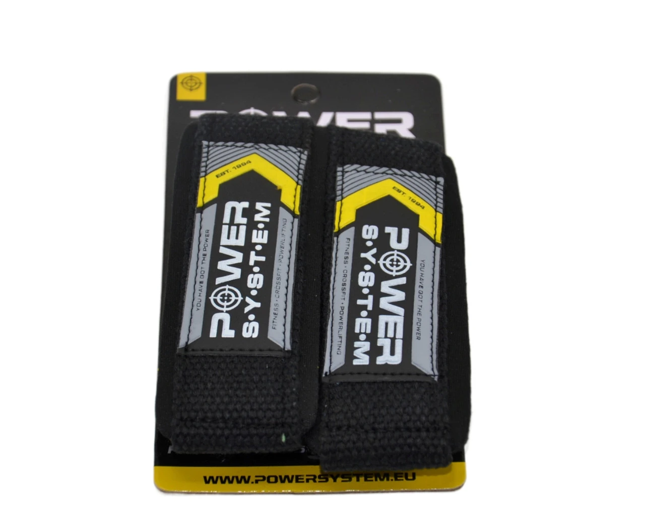 Лямки для тяги Power System PS-3400 Power Straps Black/Yellow — фото 9