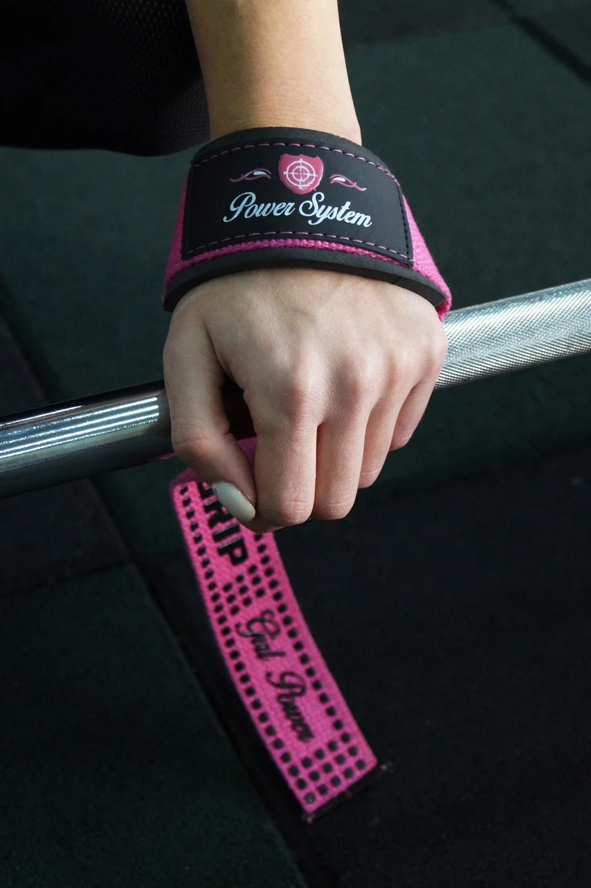 Лямки для тяги Power System PS-3420 G-Power Straps Pink — фото 9
