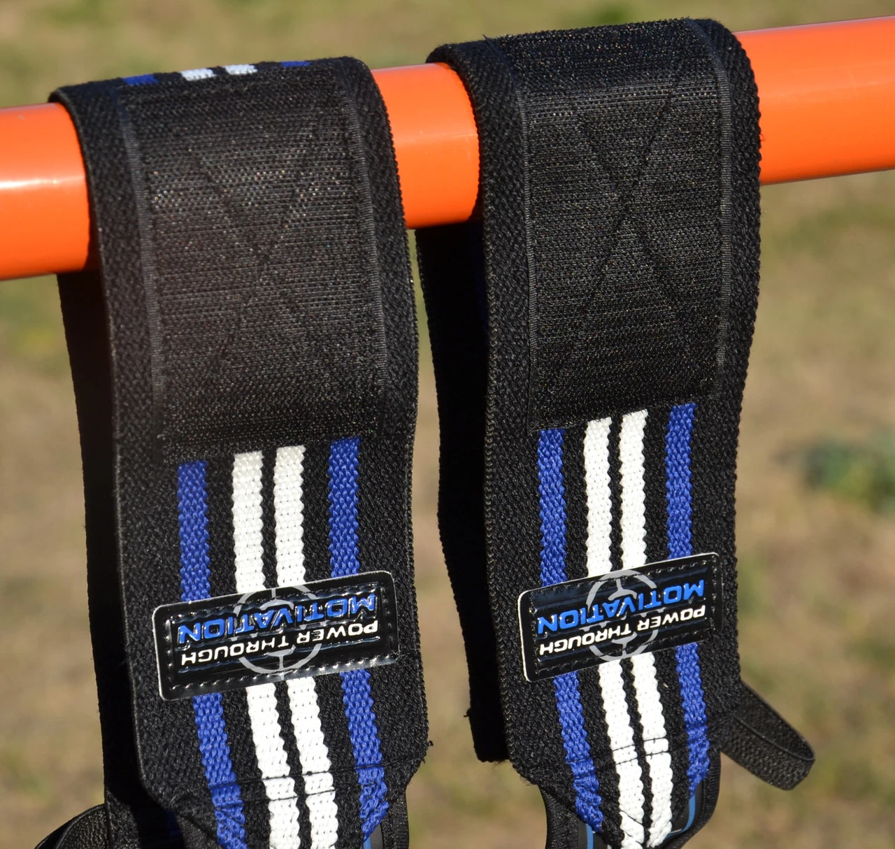 Бинти для зап'ясть (кистьові бинти) Power System PS-3500 Wrist Wraps  Blue/Black  (пара) — фото 8