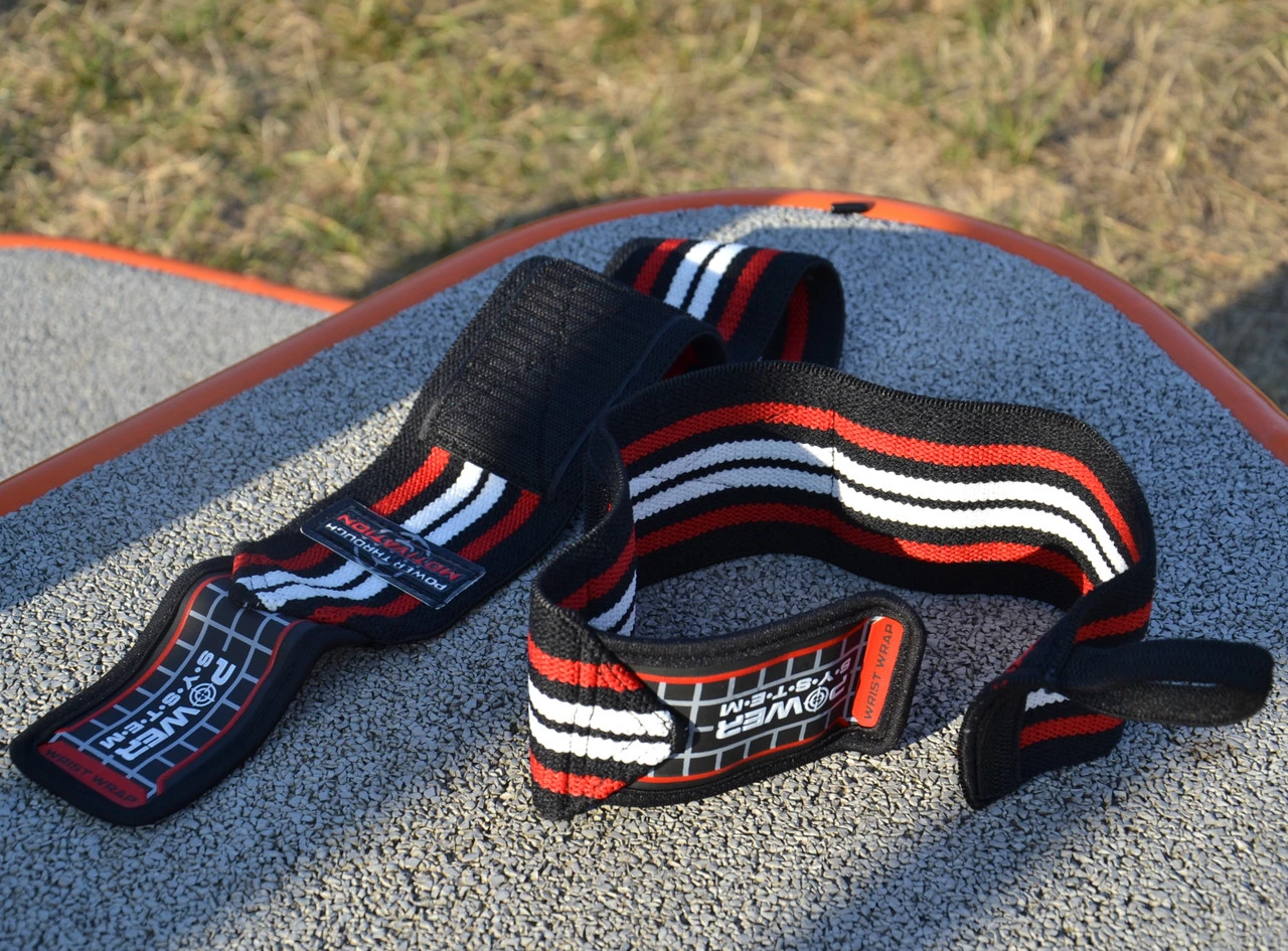 Бинти для зап'ясть (кистьові бинти) Power System PS-3500 Wrist Wraps Red/Black  (пара) — фото 10