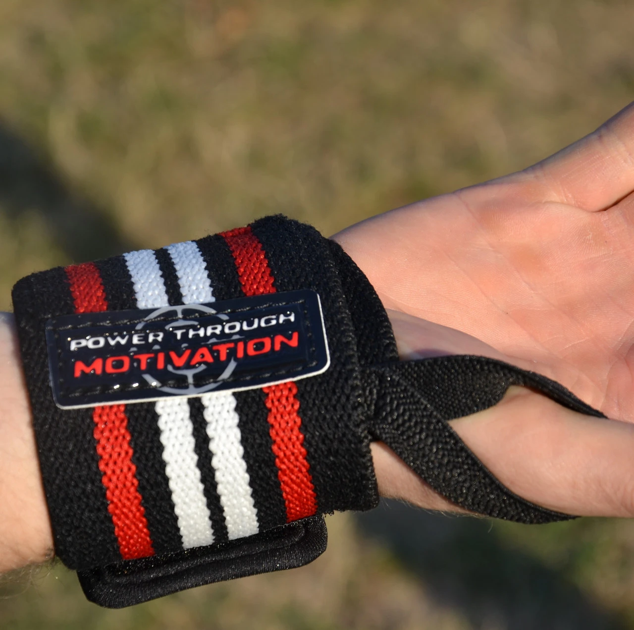 Бинти для зап'ясть (кистьові бинти) Power System PS-3500 Wrist Wraps Red/Black  (пара) — фото 6