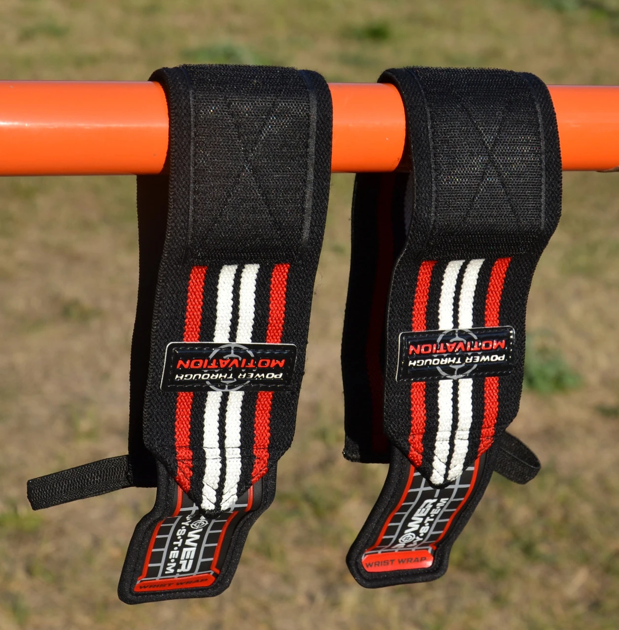 Бинти для зап'ясть (кистьові бинти) Power System PS-3500 Wrist Wraps Red/Black  (пара) — фото 7