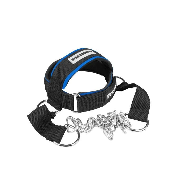 Тяга для шиї Power System PS-4039 Head Harness Black/Blue — фото 4
