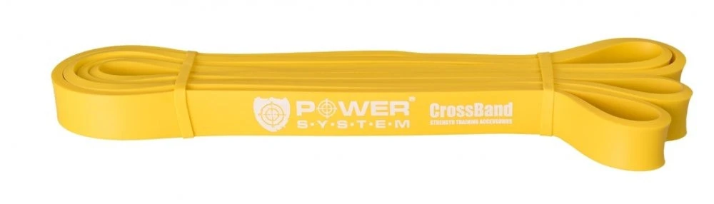 Еспандер-петля (гумка для фітнесу і кроссфіту) Power System PS-4051 CrossFit Level 1 Yellow (опір 4-25 кг) — фото 3