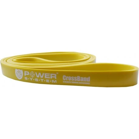 Еспандер-петля (гумка для фітнесу і кроссфіту) Power System PS-4051 CrossFit Level 1 Yellow (опір 4-25 кг) — фото 4