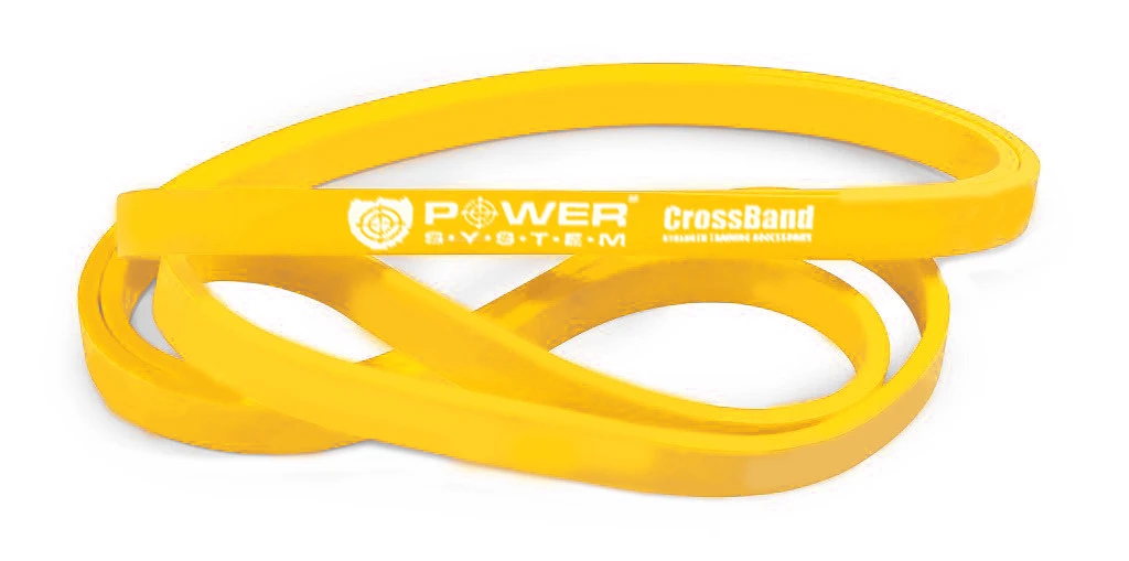 Еспандер-петля (гумка для фітнесу і кроссфіту) Power System PS-4051 CrossFit Level 1 Yellow (опір 4-25 кг) — фото 5
