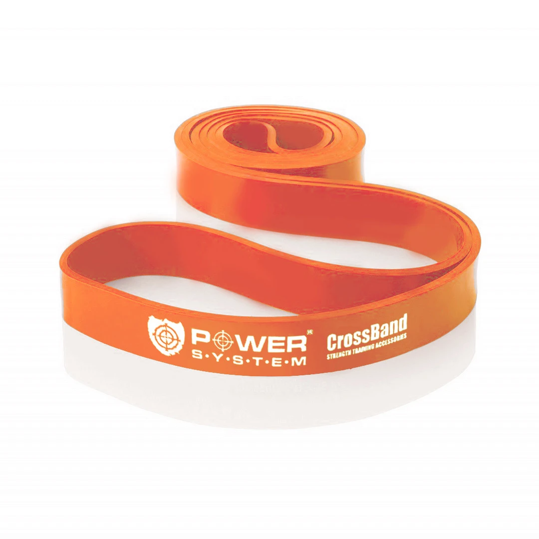 Еспандер-петля (гумка для фітнесу і кроссфіту) Power System PS-4052 CrossFit Level 2 Orange (опір 10-35 кг) — фото 3