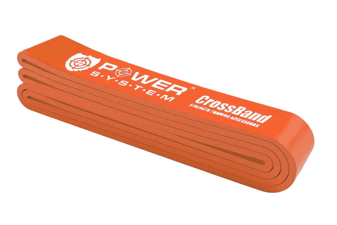 Еспандер-петля (гумка для фітнесу і кроссфіту) Power System PS-4052 CrossFit Level 2 Orange (опір 10-35 кг) — фото 4