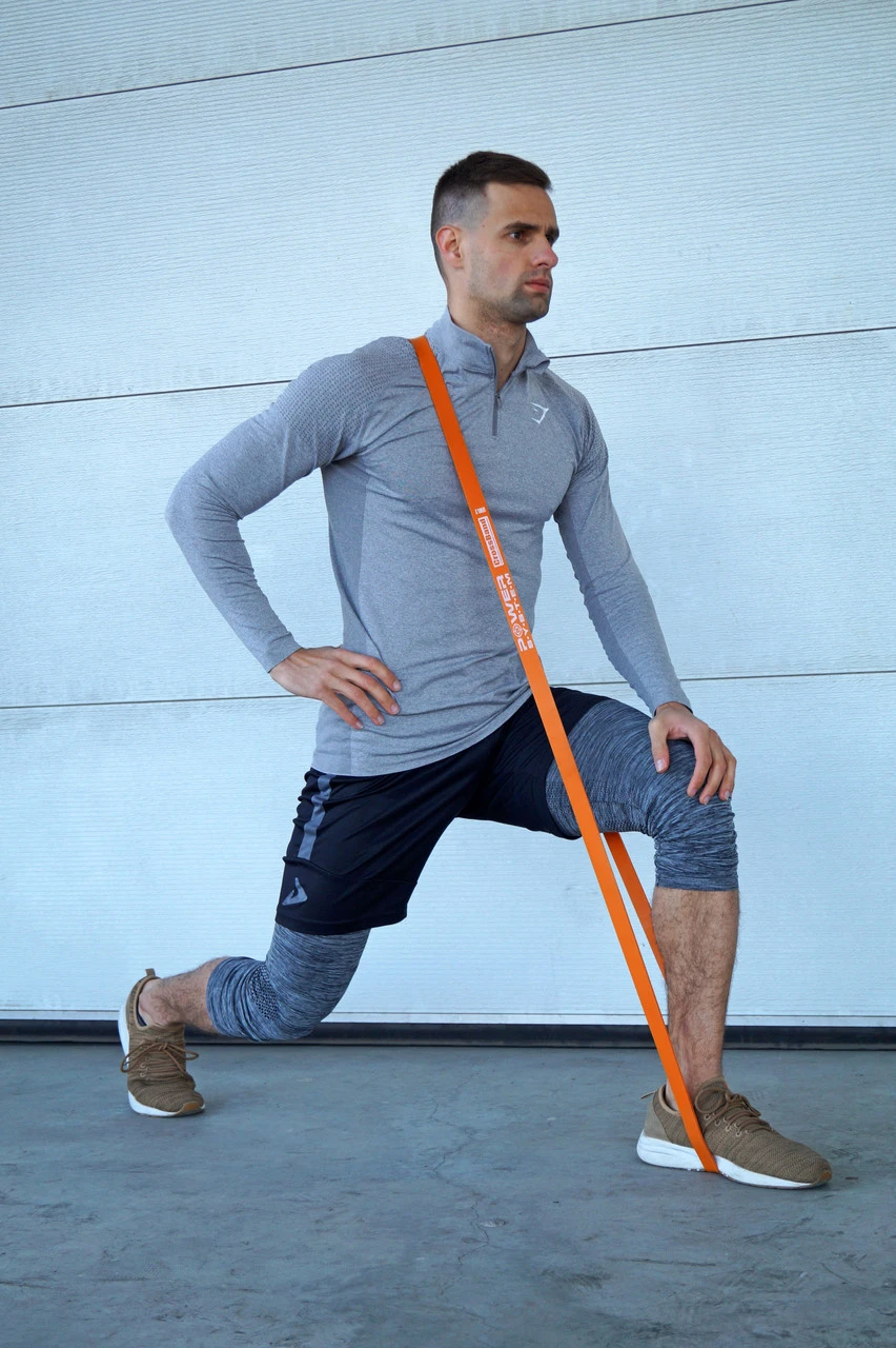 Еспандер-петля (гумка для фітнесу і кроссфіту) Power System PS-4052 CrossFit Level 2 Orange (опір 10-35 кг) — фото 9
