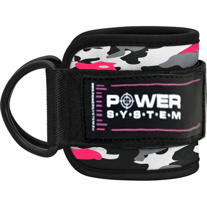 Манжети на щиколотку Power System PS-3470 Ankle Strap Camo Pink/Black — фото 4