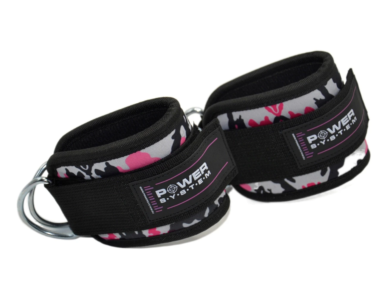 Манжети на щиколотку Power System PS-3470 Ankle Strap Camo Pink/Black — фото 6
