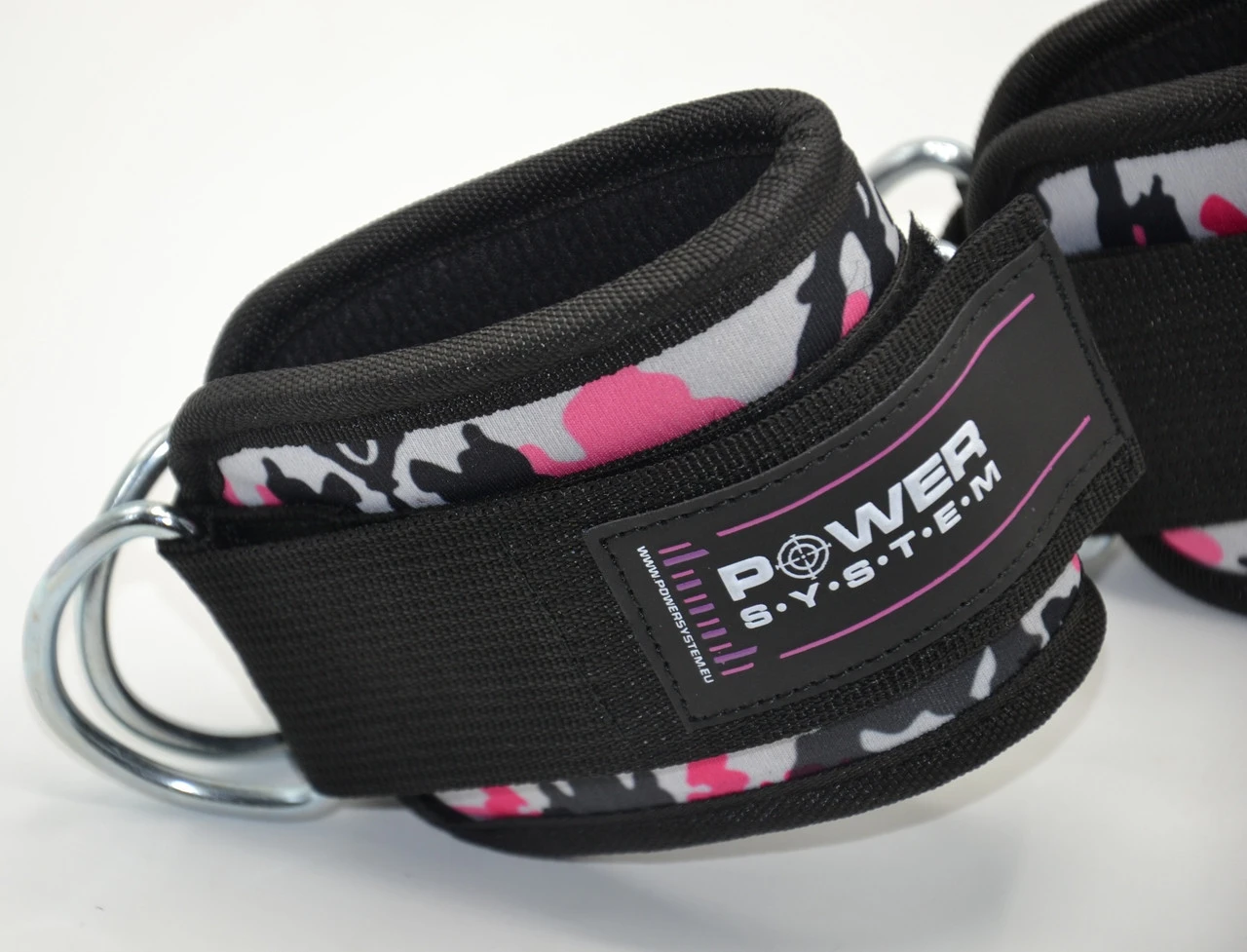 Манжети на щиколотку Power System PS-3470 Ankle Strap Camo Pink/Black — фото 8