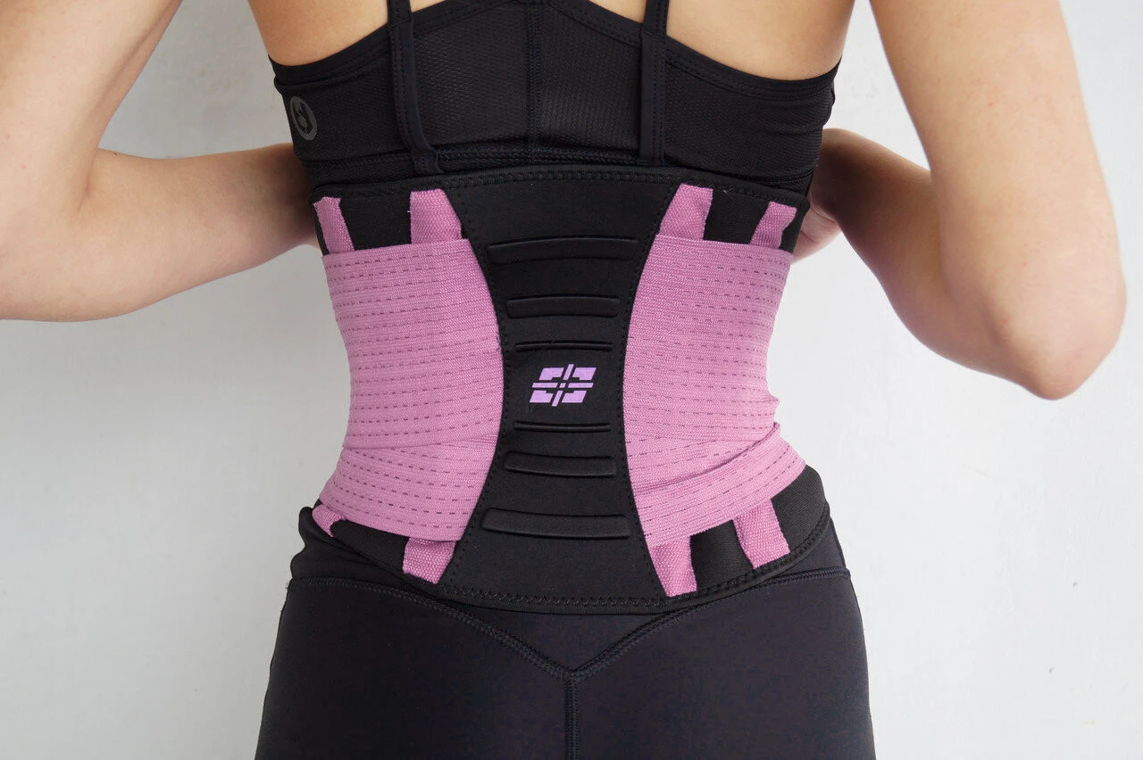 Пояс-корсет  для підтримки спини Power System PS-6031 Waist Shaper Pink S/M — фото 4