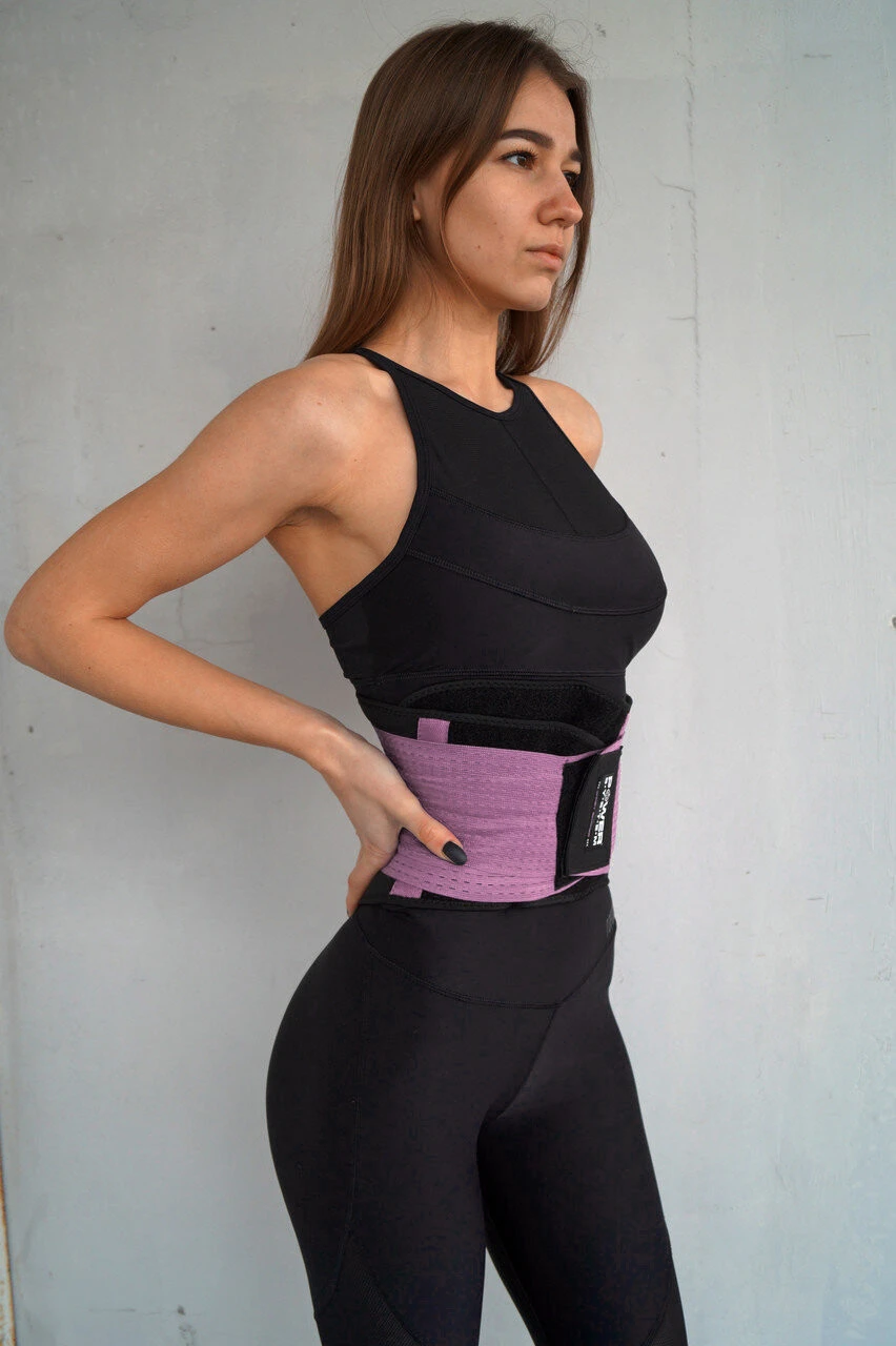 Пояс-корсет  для підтримки спини Power System PS-6031 Waist Shaper Pink S/M — фото 5