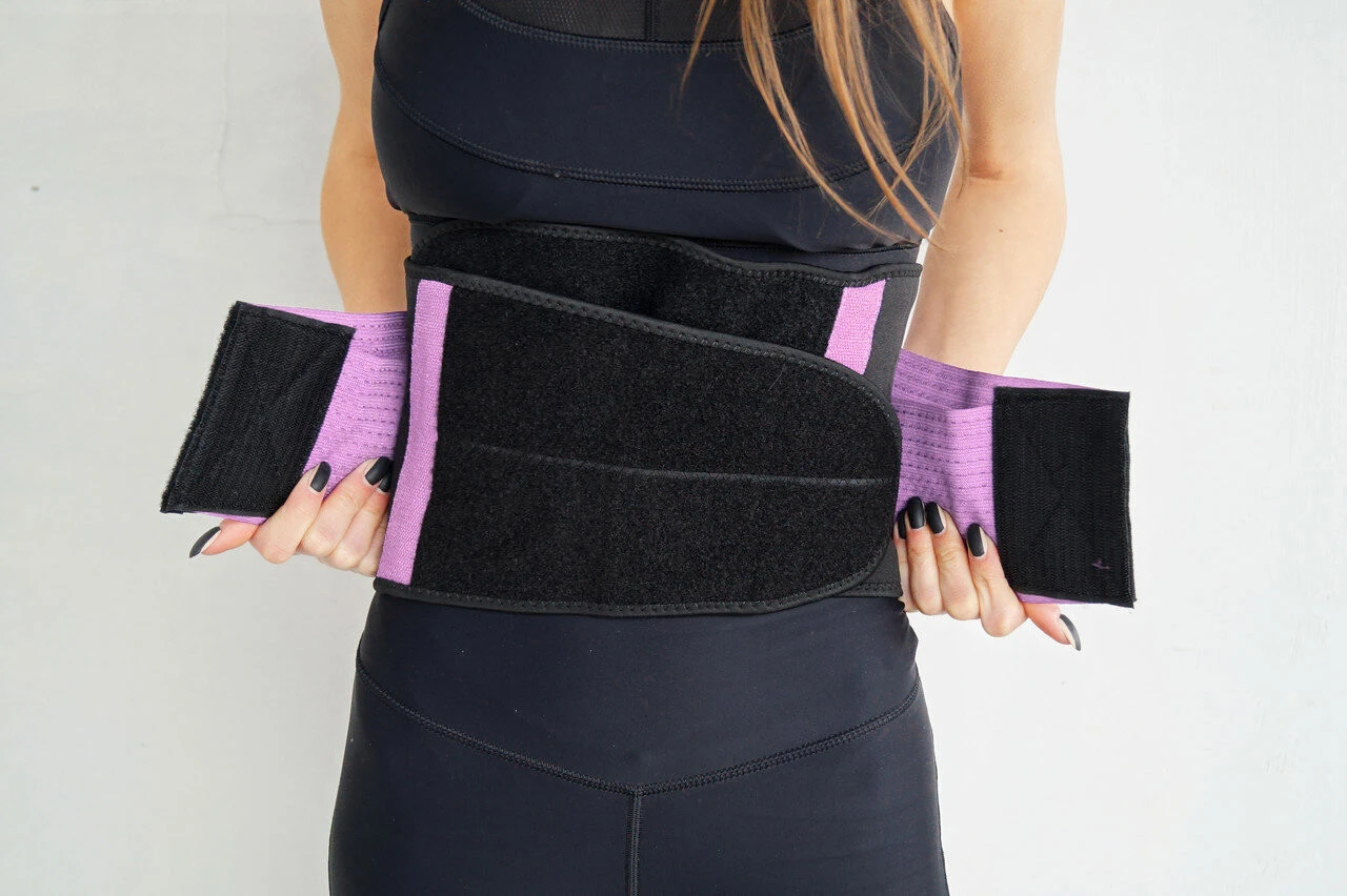 Пояс-корсет  для підтримки спини Power System PS-6031 Waist Shaper Pink S/M — фото 6