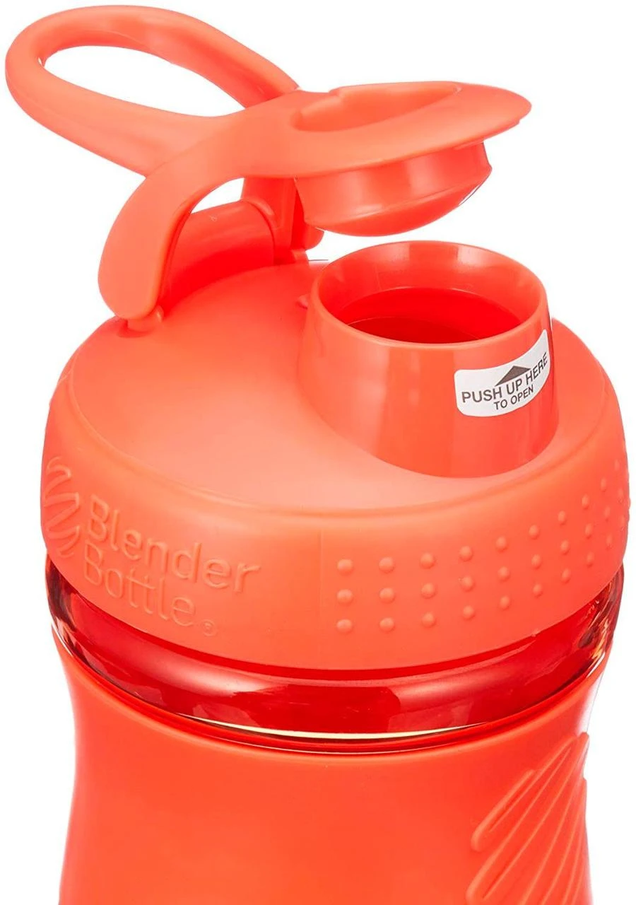 Шейкер спортивний (пляшка) BlenderBottle SportMixer Flip 20oz/590ml Coral — фото 6