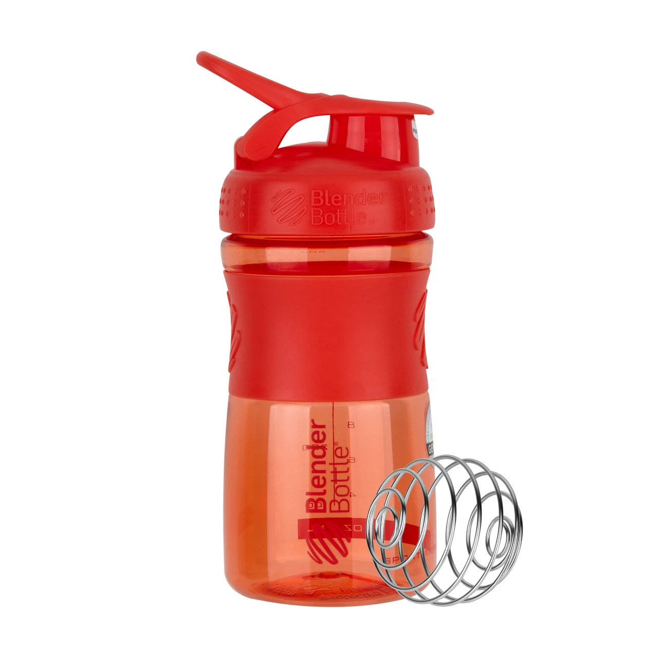Шейкер спортивний (пляшка) BlenderBottle SportMixer Flip 20oz/590ml Coral — фото 9