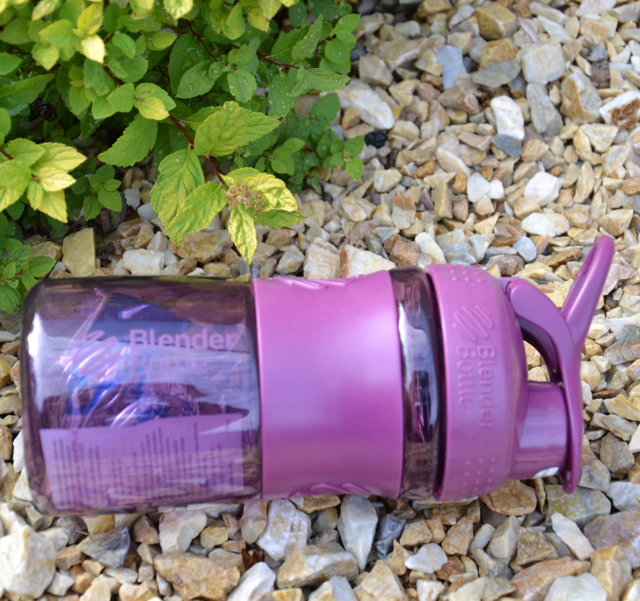 Шейкер спортивний (пляшка) BlenderBottle SportMixer Flip 20oz/590ml Plum — фото 6