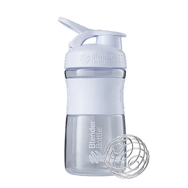 Шейкер спортивний (пляшка) BlenderBottle SportMixer Flip 20oz/590ml White — фото 5
