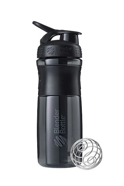 Шейкер спортивний (пляшка) BlenderBottle SportMixer Flip 28oz/820ml Black — фото 2