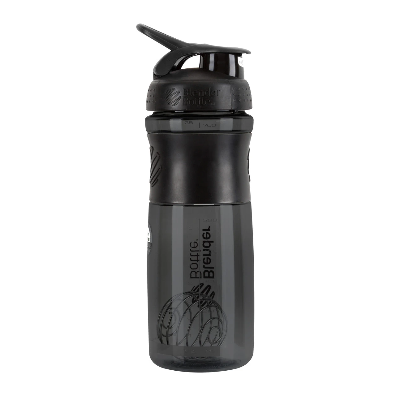 Шейкер спортивний (пляшка) BlenderBottle SportMixer Flip 28oz/820ml Black — фото 3