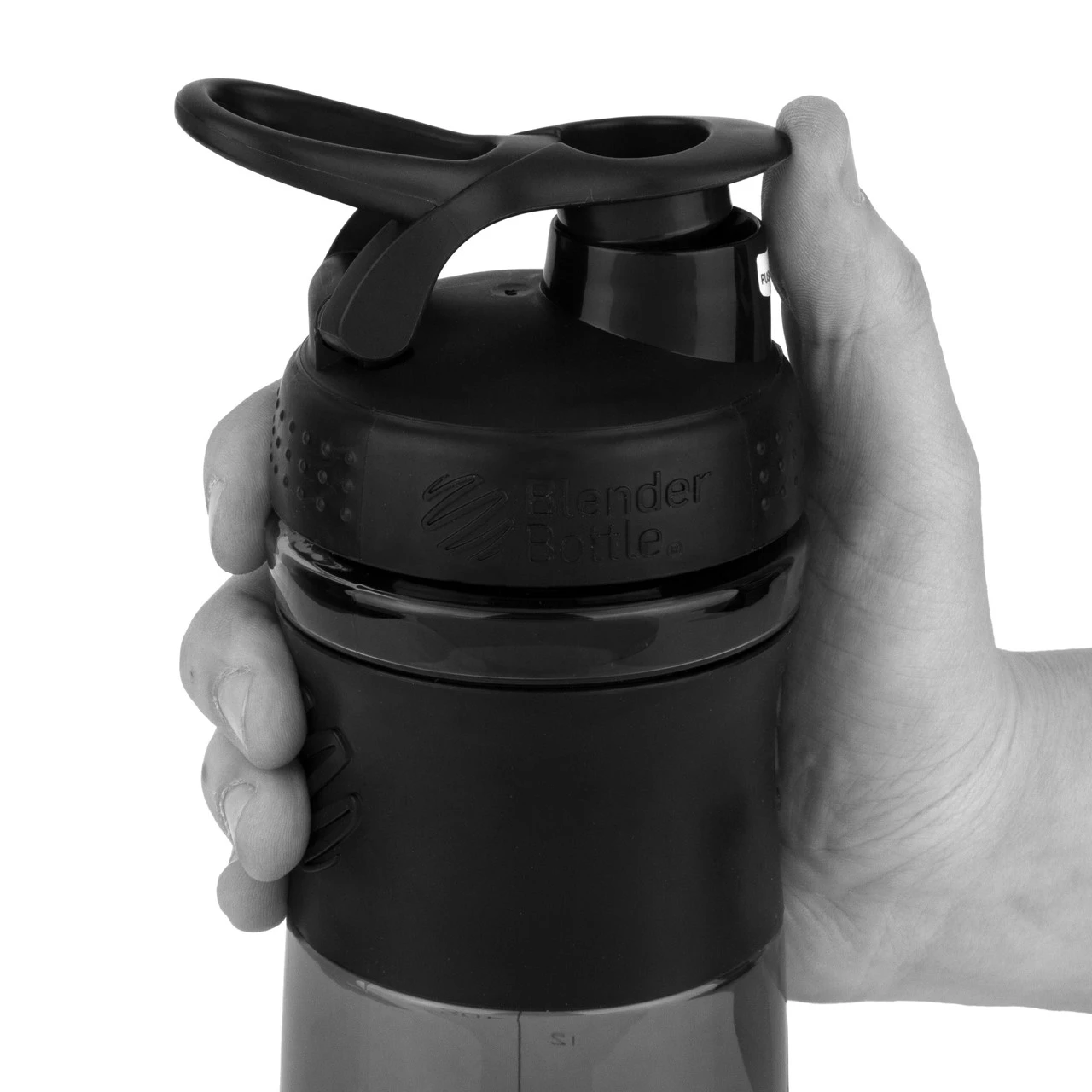 Шейкер спортивний (пляшка) BlenderBottle SportMixer Flip 28oz/820ml Black — фото 4