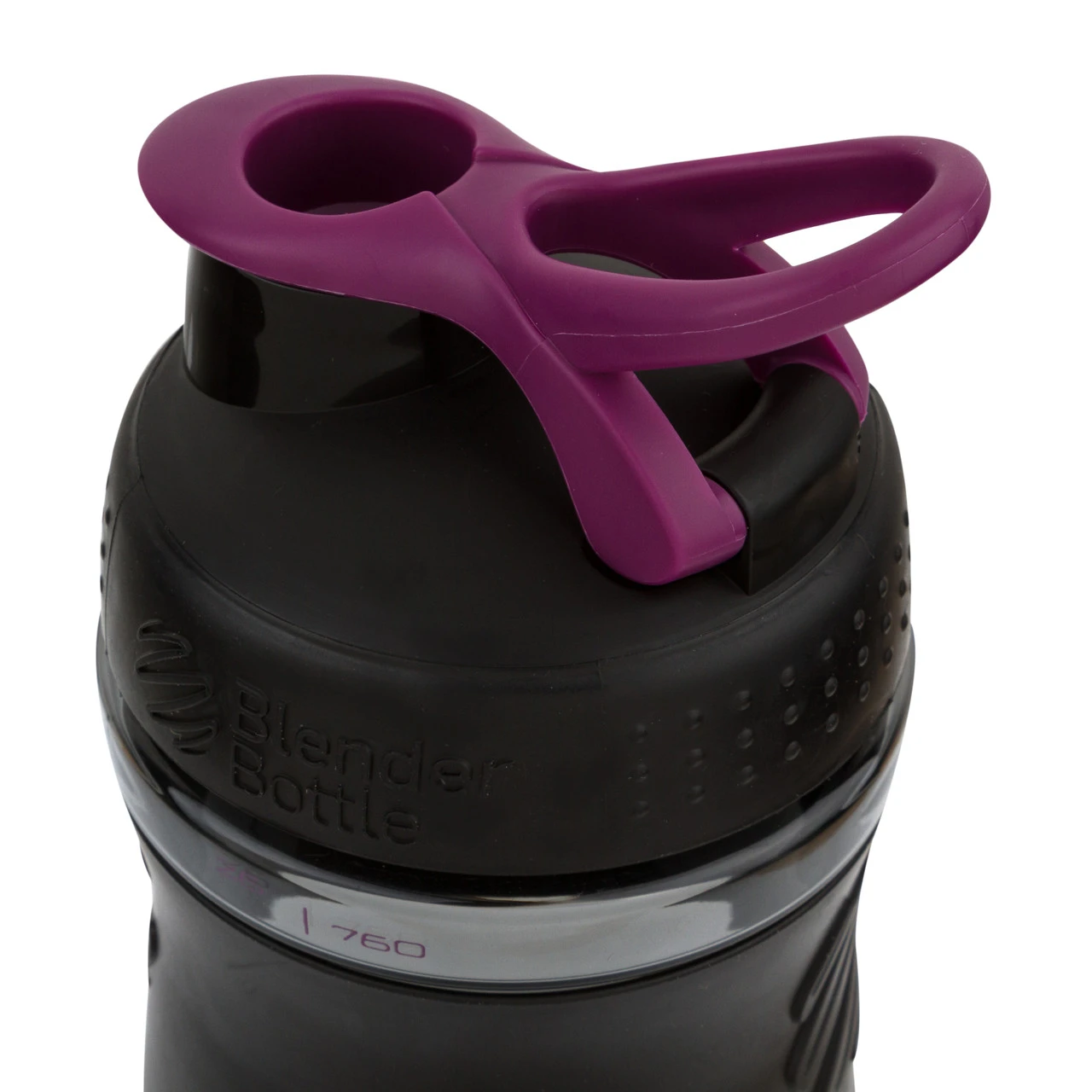 Шейкер спортивний (пляшка) BlenderBottle SportMixer Flip 28oz/820ml Black/Plum — фото 5
