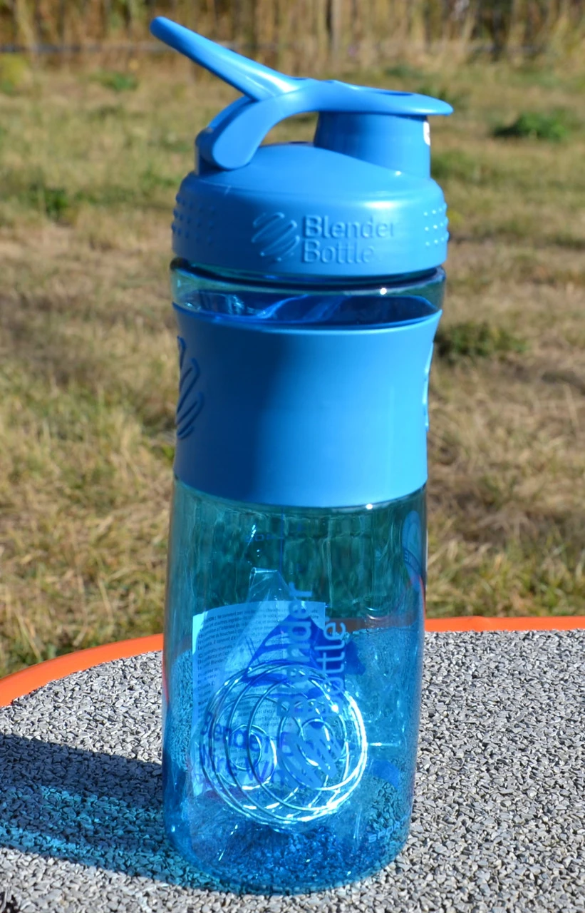 Шейкер спортивний (пляшка) BlenderBottle SportMixer Flip 28oz/820ml Cyan — фото 6