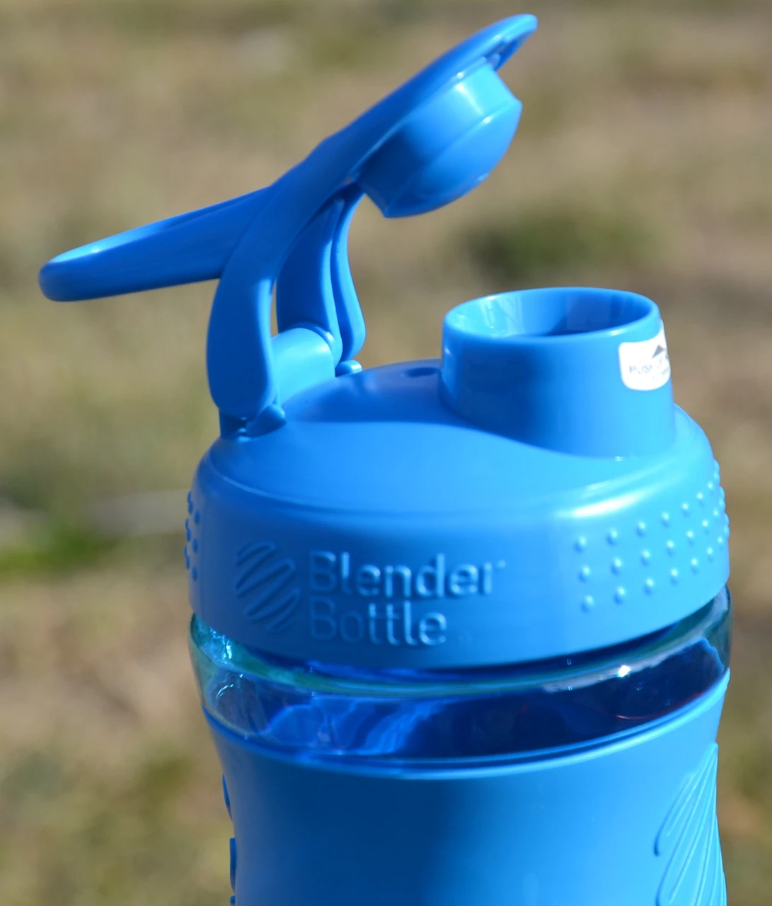 Шейкер спортивний (пляшка) BlenderBottle SportMixer Flip 28oz/820ml Cyan — фото 7