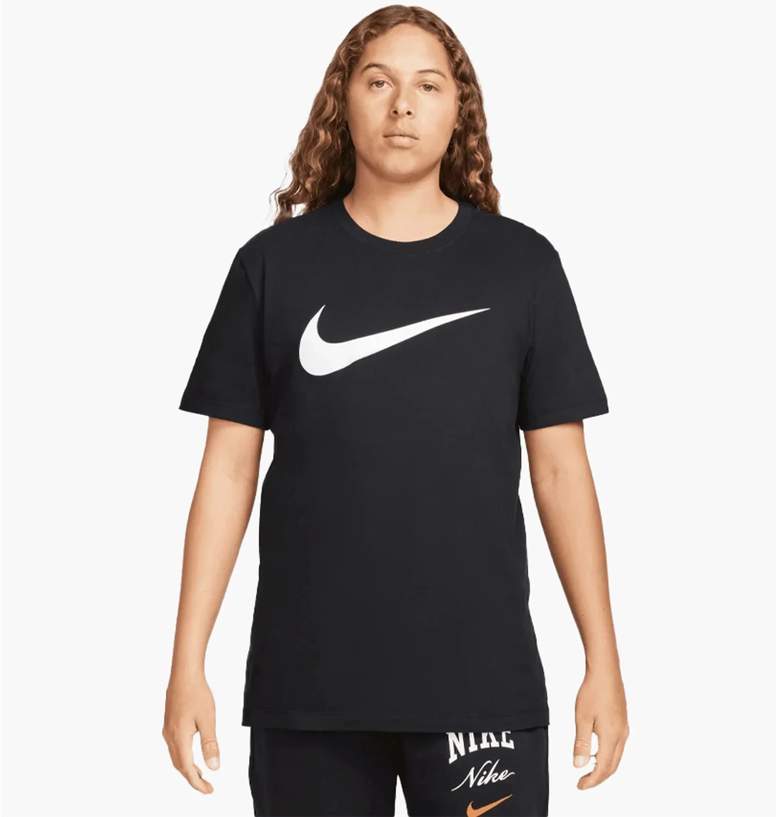 Футболка чоловіча Nike Swoosh Sportswear Black (DX1983-010) — фото 1