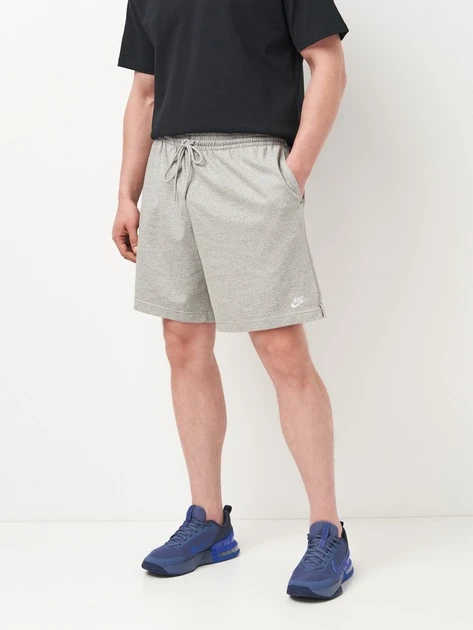 Шорти чоловічі Nike Club Knit Shorts Grey (FQ4359-063) — фото 1