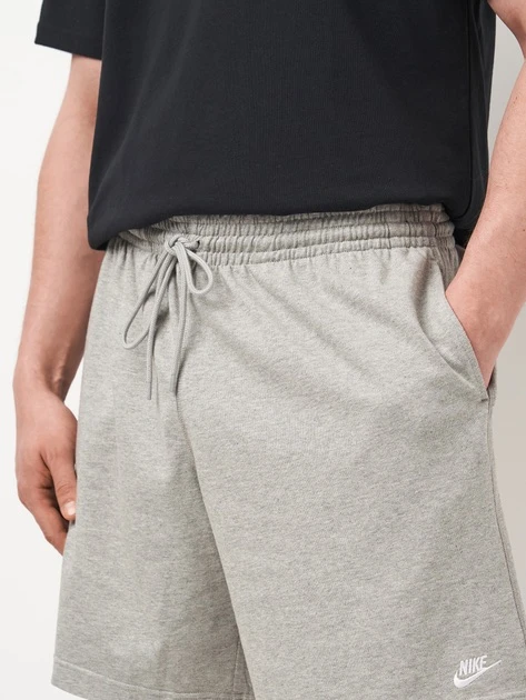 Шорти чоловічі Nike Club Knit Shorts Grey (FQ4359-063) — фото 4