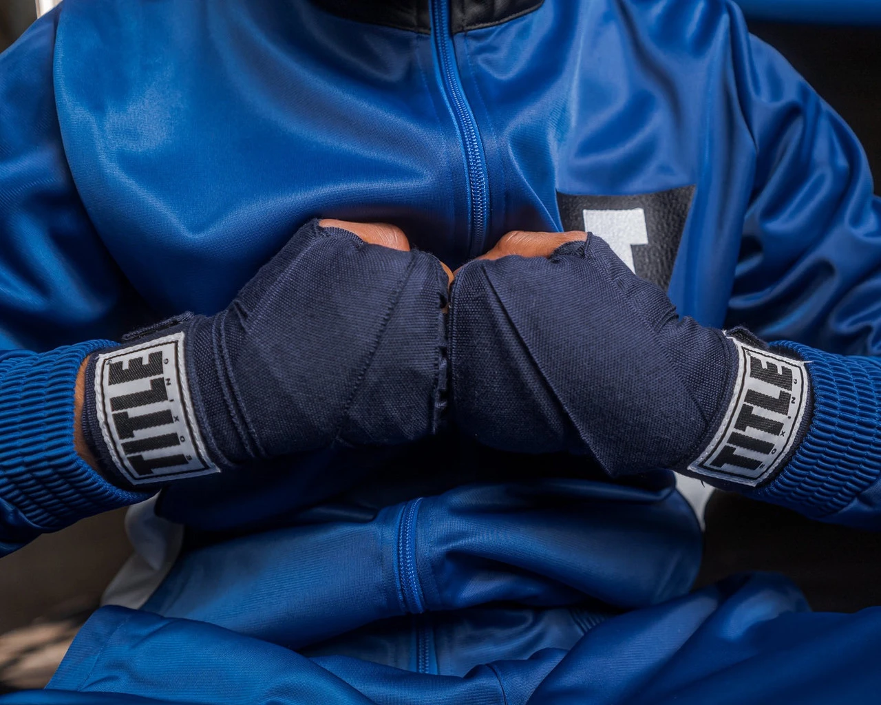 Бинти для боксу TITLE Boxing Select 180" Semi Elastic Mexican Navy (4.5м.) — фото 6