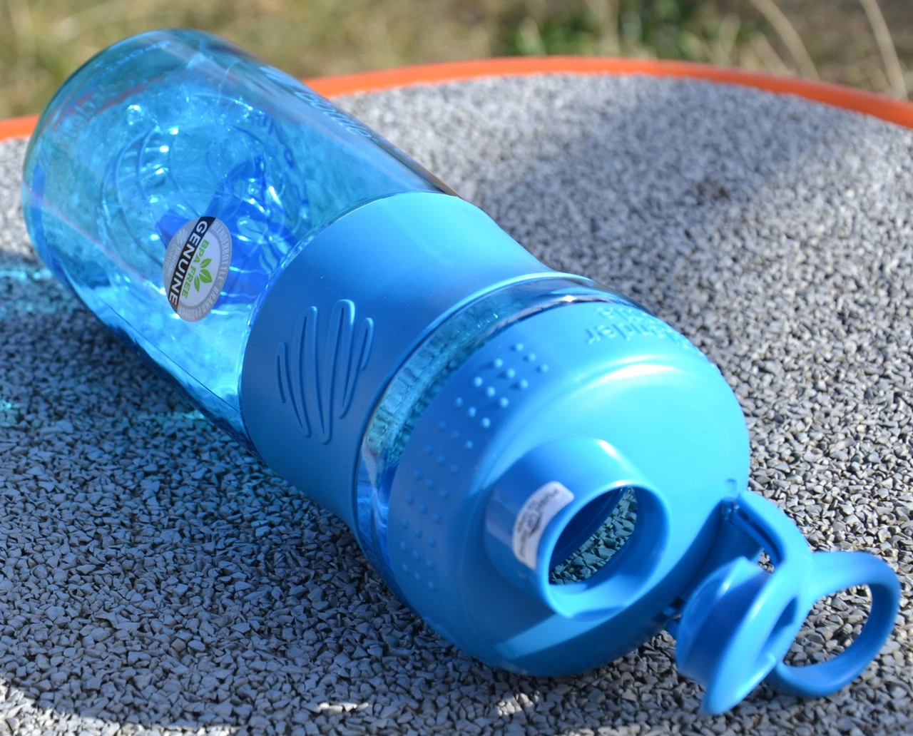 Шейкер спортивний (пляшка) BlenderBottle SportMixer Flip 28oz/820ml Cyan — фото 9