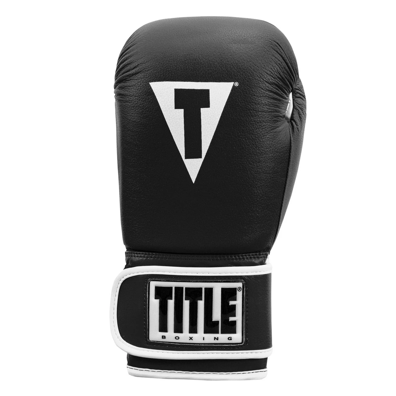 Боксерські рукавиці TITLE Boxing Pro Style Leather Gloves3.0 Black/White 14 oz (бинти 4м. в комплекті) — фото 8