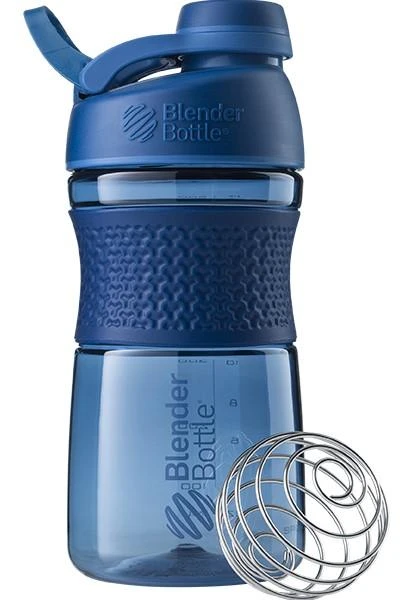 Шейкер спортивний (пляшка) BlenderBottle SportMixer Twist 20oz/590ml Navy — фото 2
